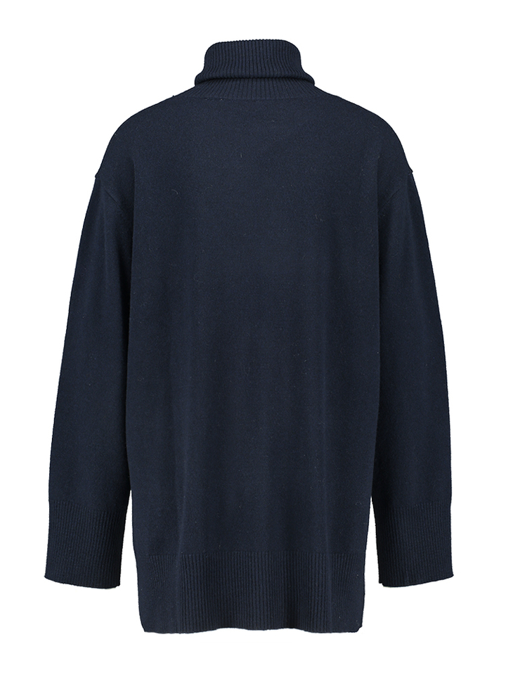 Donkerblauwe wollen pull Rue De Tokyo 