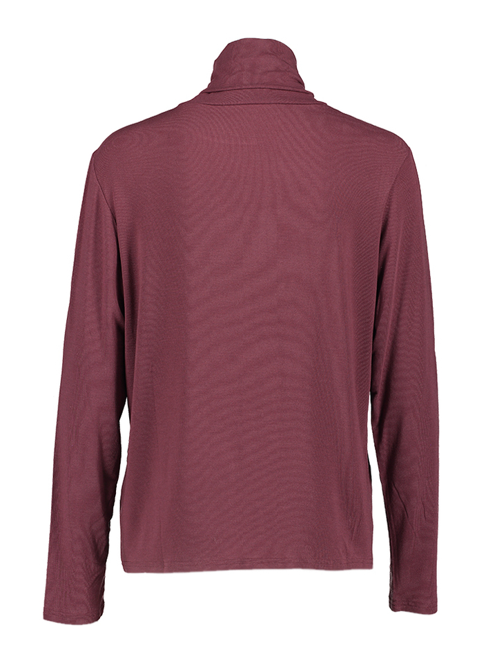 Burgundy t-shirt met lange mouwen Teca Rue De Tokyo 