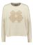 Ecrukleurige pull met beige print Amelie Symbol Kujten 