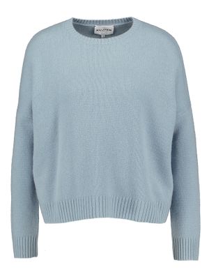 Blauwe pull met ronde hals en lange mouwen Amelie Kujten