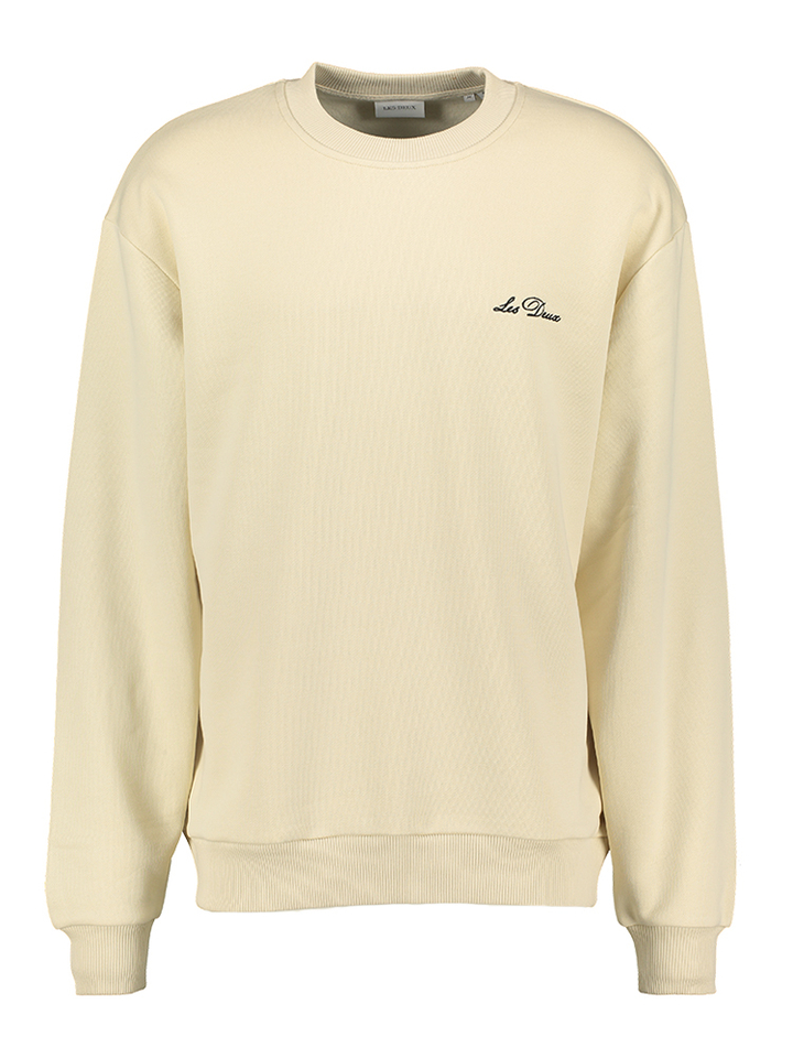 Ecru katoenen sweater met ronde hals Les Deux