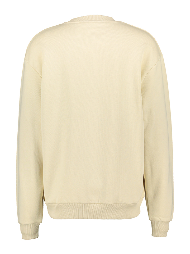 Ecru katoenen sweater met ronde hals Les Deux