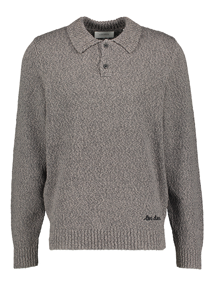 Grijs gebreide trui Les Deux