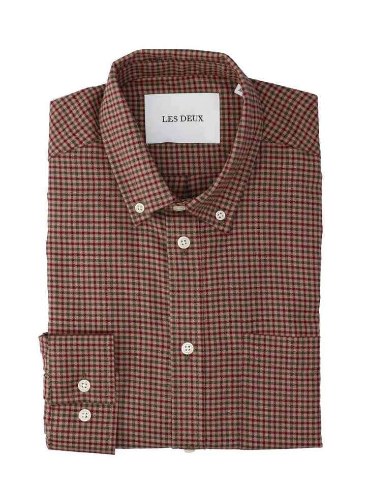 Multicolor geruit hemd (regular fit) met lange mouwen Konrad Les Deux