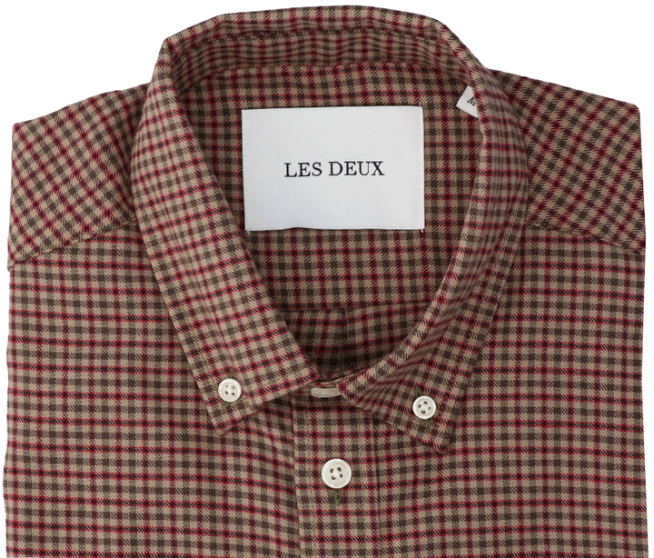 Multicolor geruit hemd (regular fit) met lange mouwen Konrad Les Deux