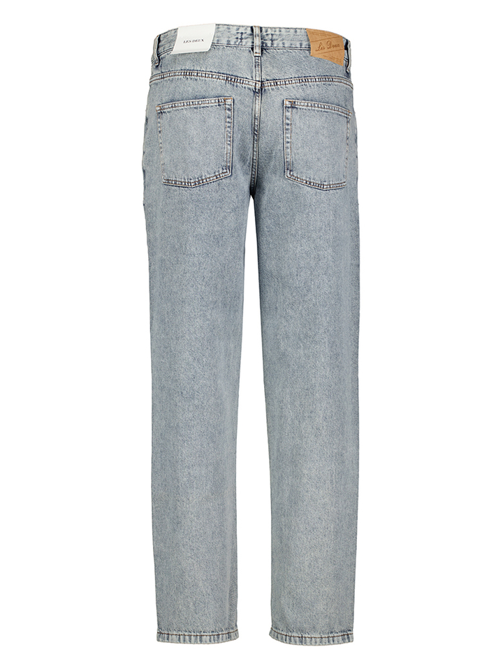 Lichtblauwe tapered fit jeans Les Deux