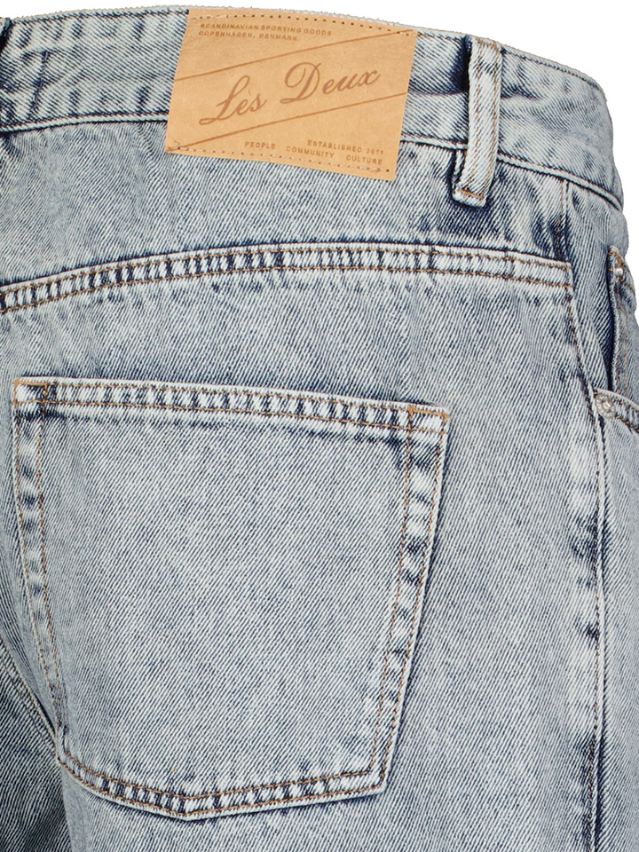 Lichtblauwe tapered fit jeans Les Deux