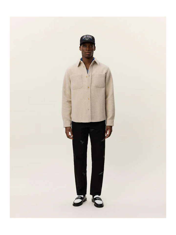 Beige jas met knopen Les Deux