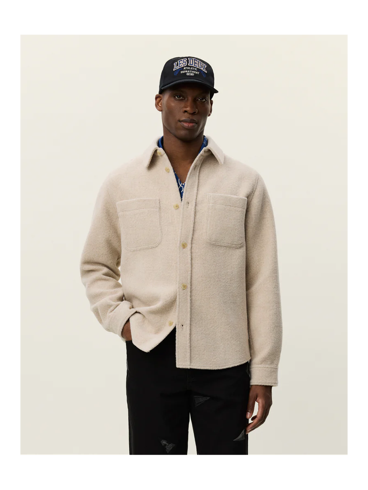 Beige jas met knopen Les Deux