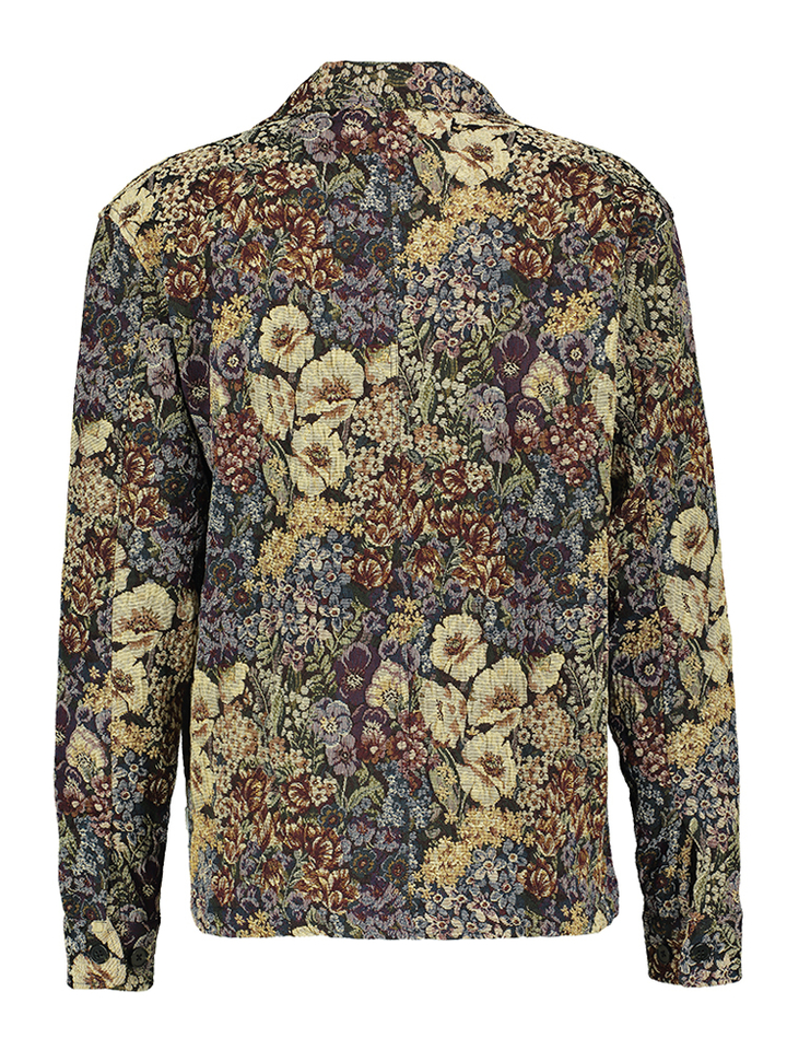Multicolor vest in print met knopen Les Deux