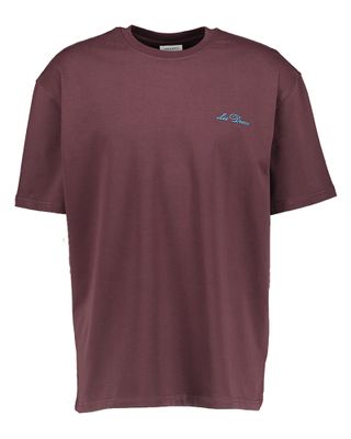 Bordeaux t-shirt met korte mouwen Les Deux