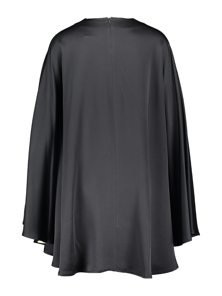 Donkergijze wijdvallende tuniek Semicouture 