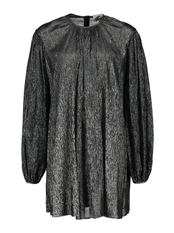 Grijze zilverkleurige jurk Semicouture 