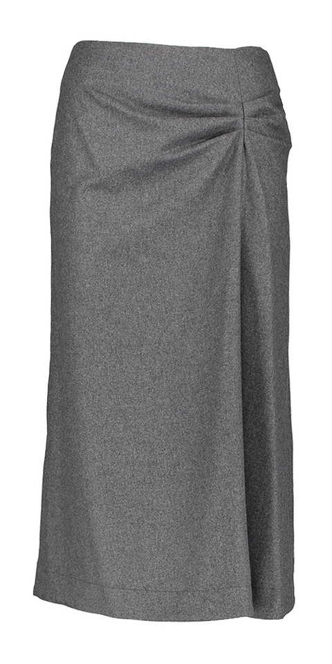 Grijze flanel rok Twain Gigue 