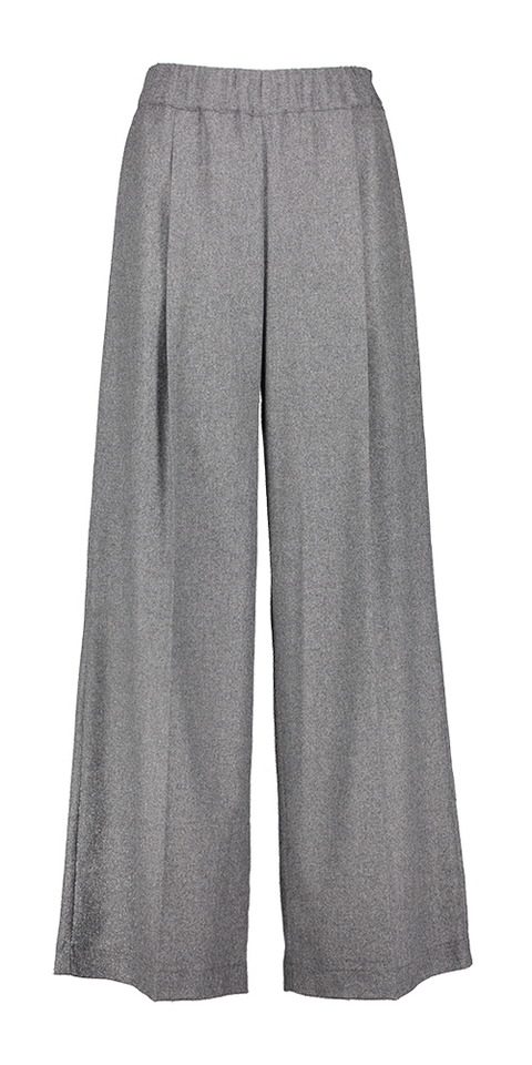 Grijze wijde lange broek Roche Gigue 