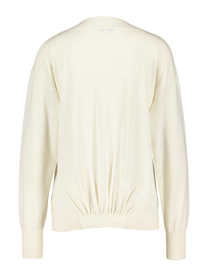Witte pull met ronde hals Legas Gigue 