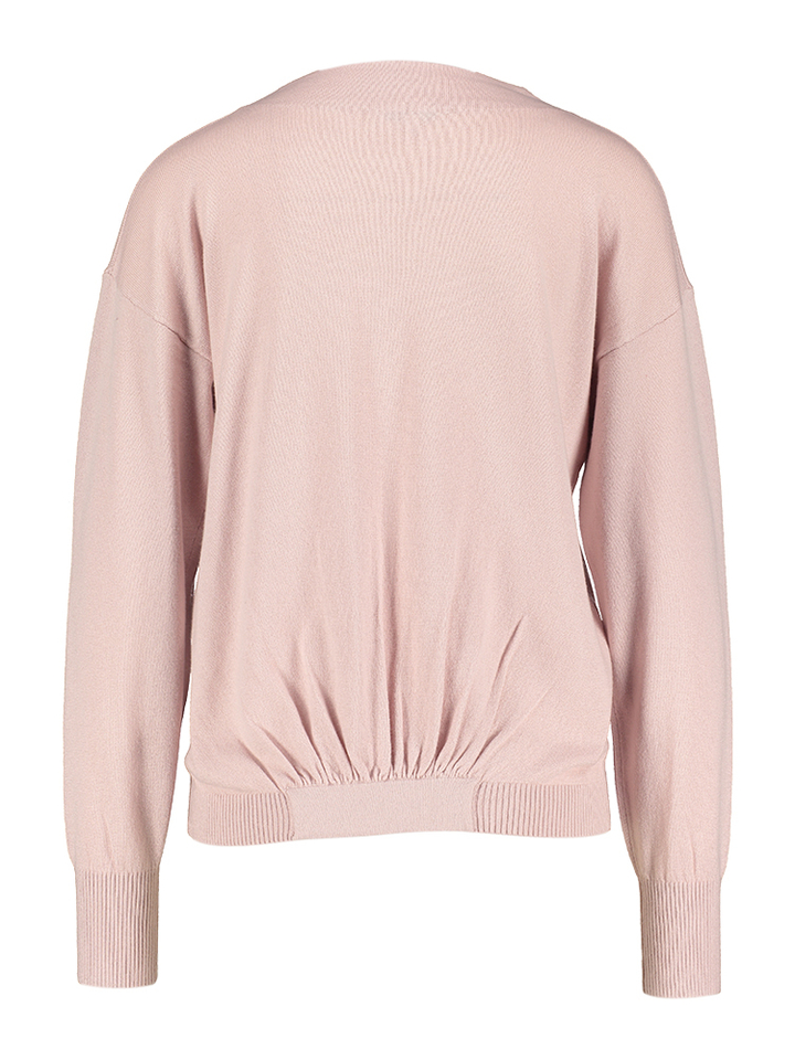 Licht roze trui met ronde hals Legas Gigue 