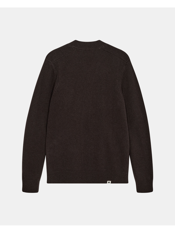 Bruine wollen cardigan Anerkjendt