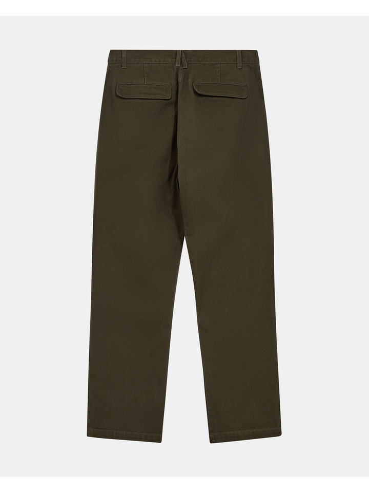 Donkergroene geklede broek Anerkjendt