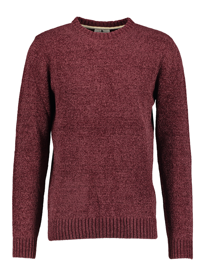 Bordeaux gebreide trui CHENILLE Anerkjendt