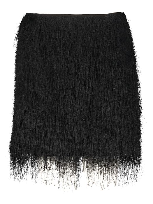 Zwarte ruffle rok Twinset Milano