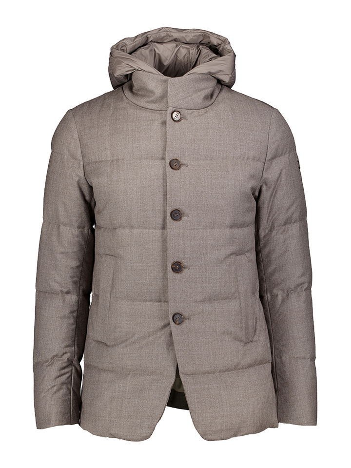 Grijze pufferjas Master T Prato Duno