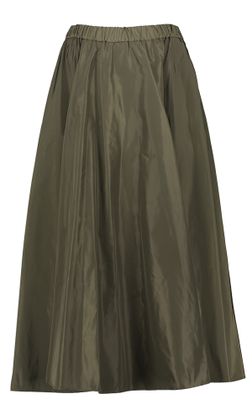 Aspesi Halflange kaki rok in parachutestof