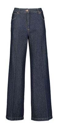 Aspesi Jeanskleurige katoenen wijde broek