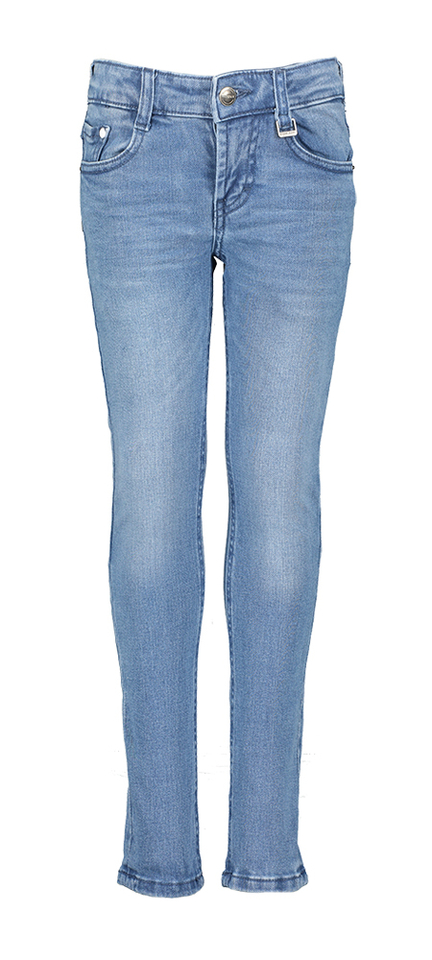 Blauwe skinny fit jeans Luigi Jog Retour