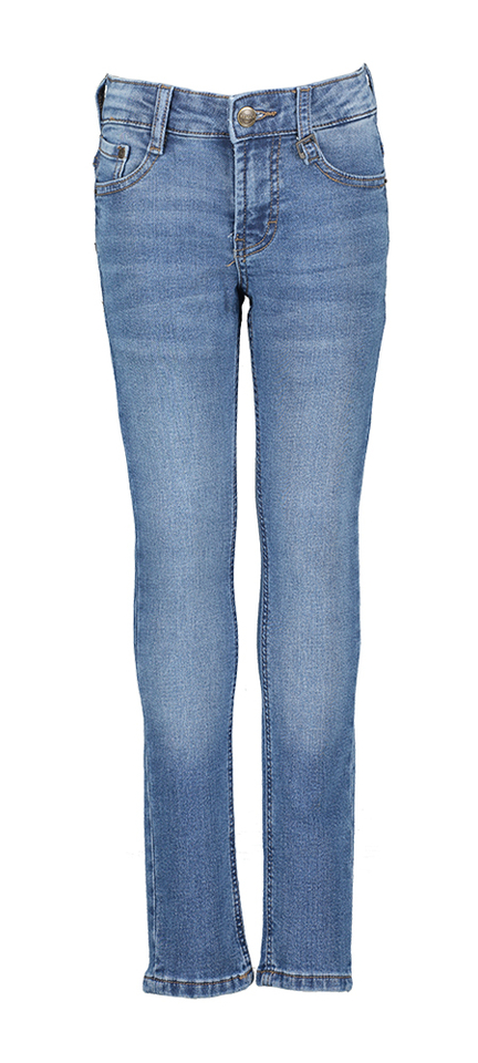 Donkerblauwe skinny fit jeans Luigi Jog Retour