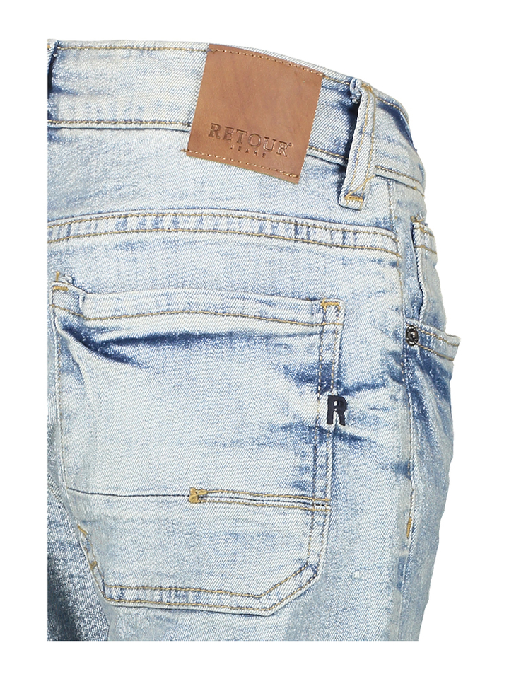 Blauwe relaxed fit jeans Landon Retour