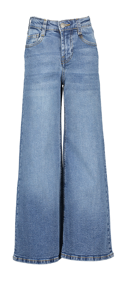 Blauwe wide leg jeans Celeste Retour