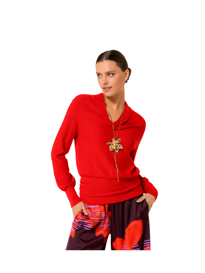 Rode trui Caroline Biss 