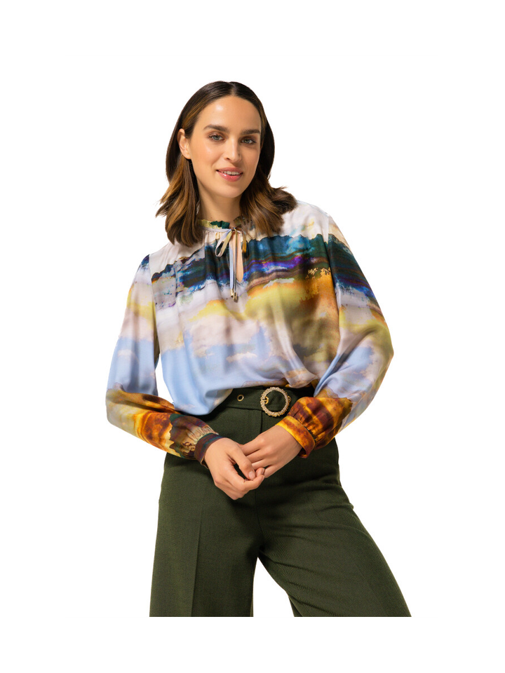 Print blouse met lange mouwen Caroline Biss 