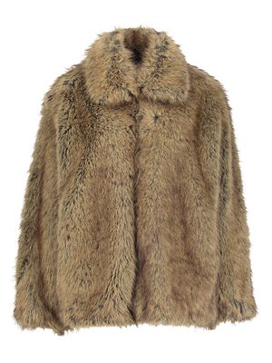 Beige jas in imitatiebont Liu Jo