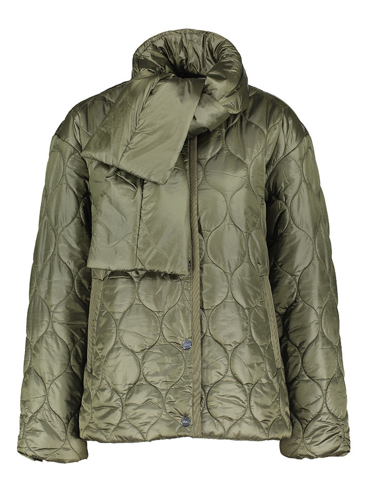 Groene padded jas met drukknopen Liu Jo 