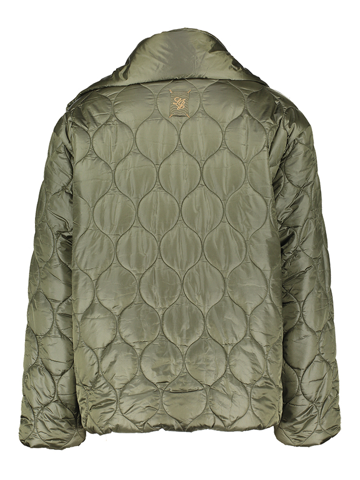 Groene padded jas met drukknopen Liu Jo 