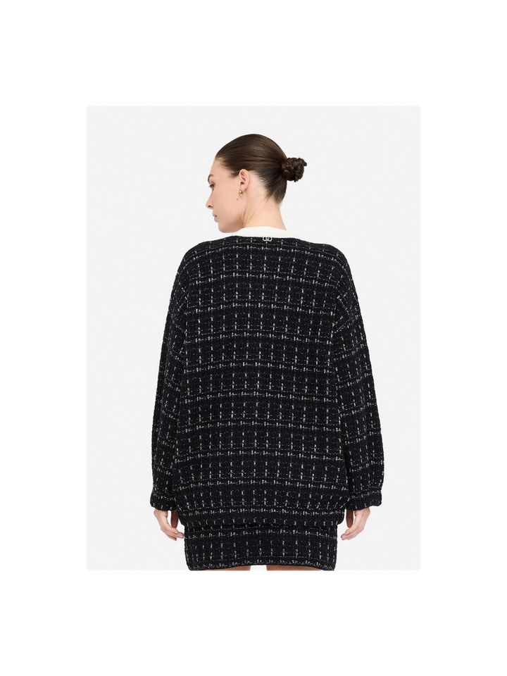 Zwarte gilet met sierlijke knopen Lui Jo