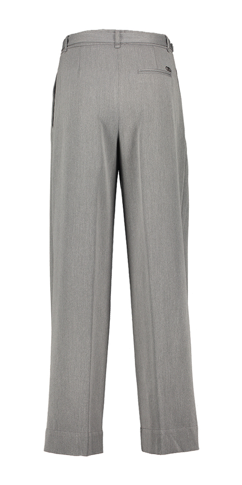 Grijze wijde broek met bandplooi Liu Jo 