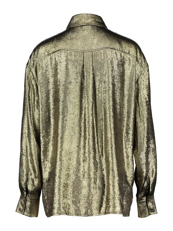 Goud kleurige soepele bloes Liu Jo 