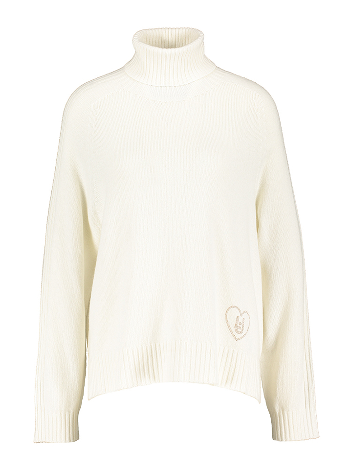 Beige trui met rolkraag Liu Jo