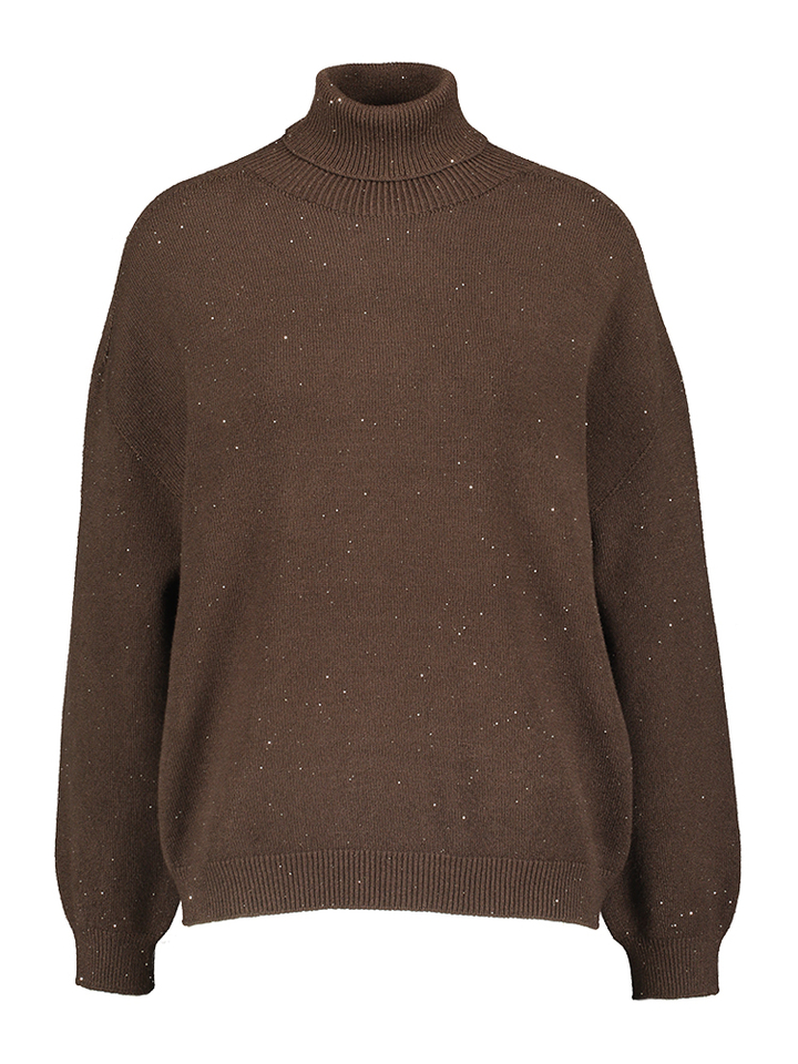 Bruine trui met glitter Liu Jo 