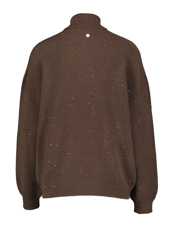 Bruine trui met glitter Liu Jo 