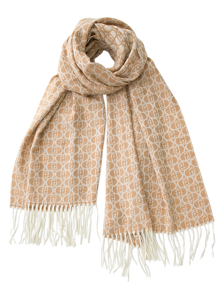 Beige sjaal met print Lui Jo 