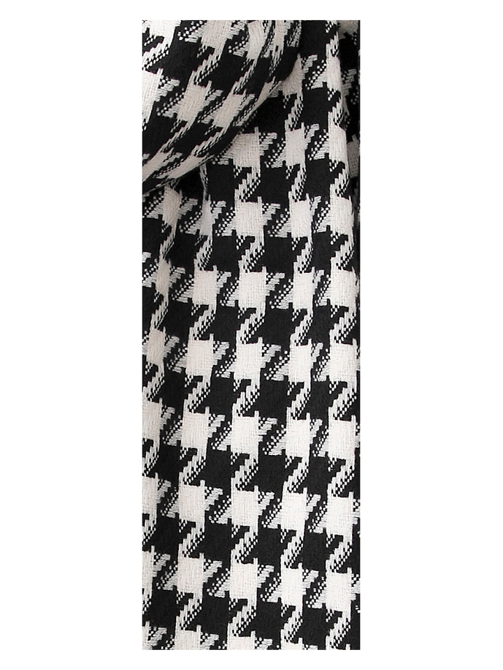 Zwarte sjaal met print Lui Jo 