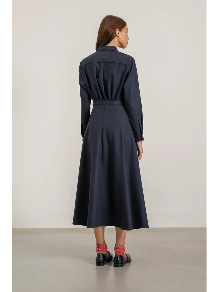 Donkerblauwe uitlopende rok Gala Mardi