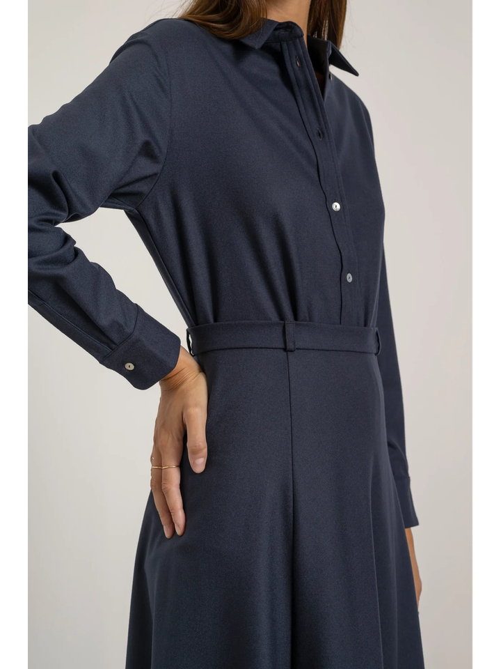 Donkerblauwe uitlopende rok Gala Mardi