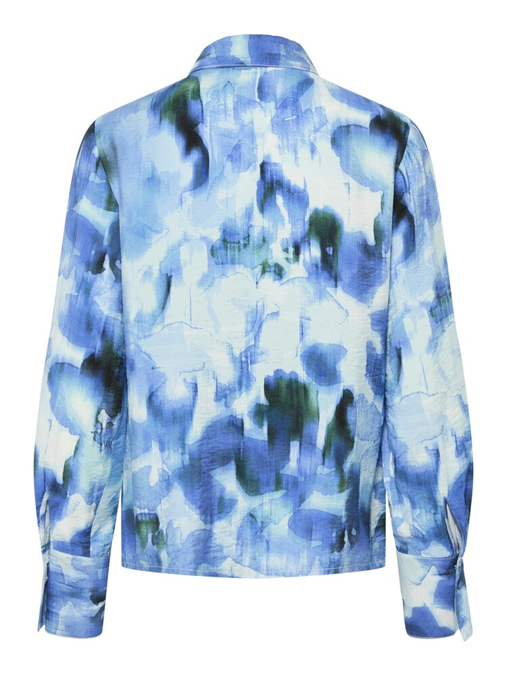 Blouse in verschillende blauwtinten Yasmillo Y.A.S