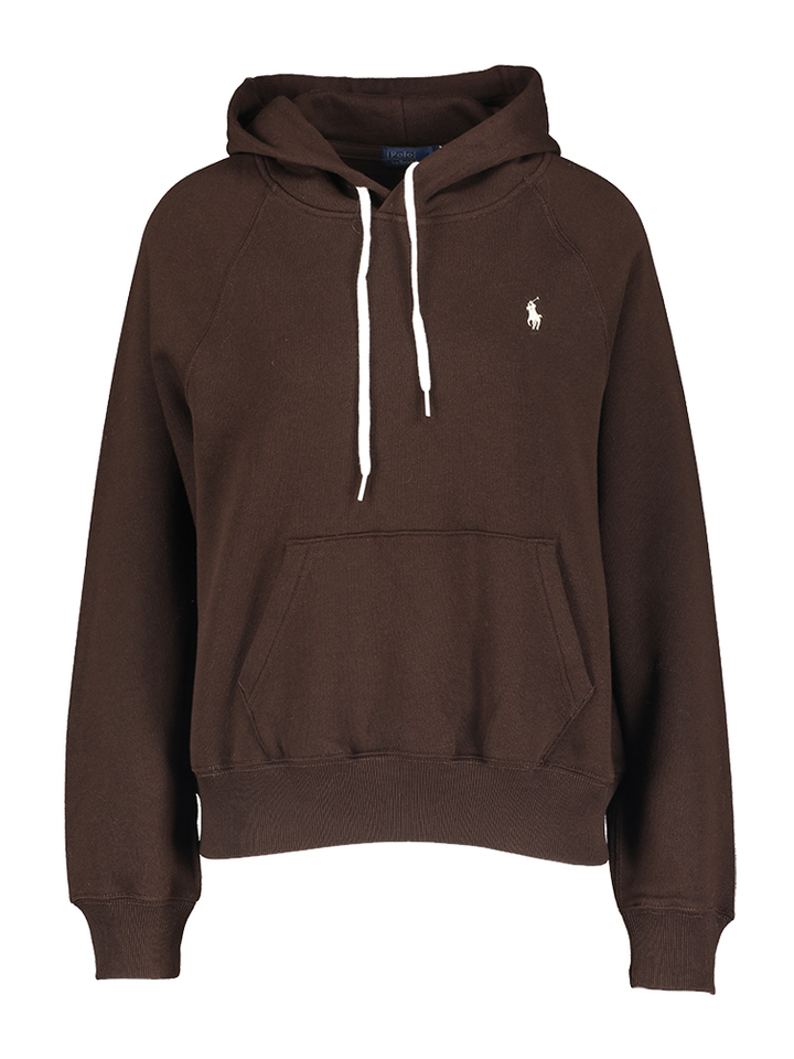 Donkerbruine hoodie Ralph Lauren