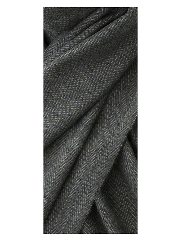 Navy sjaal met ruffels Soho Barts